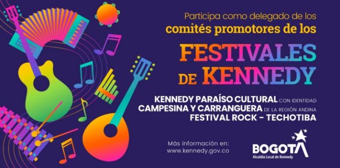 Sé delegado de los comités promotores de los Festivales Kennedy