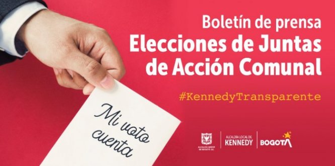 Este 28 de noviembre, Kennedy y Bogotá elegirán a los dignatarios de las JAC