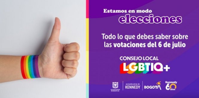 Este 6 de julio serán las elecciones del Consejo Consultivo Local LGBTIQ+ de Kennedy