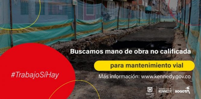 #TrabajoSíHay | Se requiere mano de obra no calificada para la conservación vial de la avenida Cali