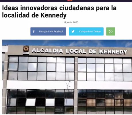 Ideas innovadoras ciudadanas para la localidad de Kennedy - Canal Capital