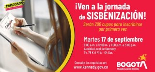 Este 17 de septiembre habrá jornada de sisbenización en la Alcaldía Local de Kennedy